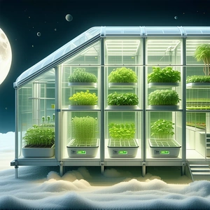A Large Greenhouse Filled With Various Plants