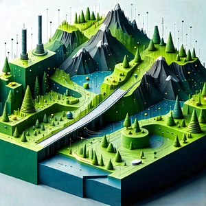 Big Data Visualization With Three-dimensional Model