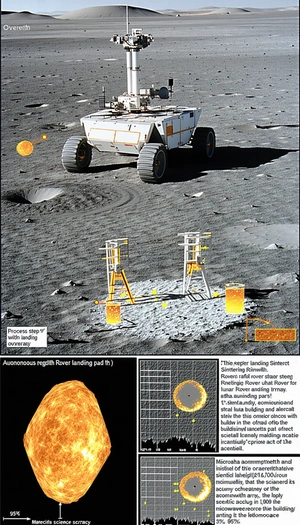 A Rover Vehicle On A Rocky Surface, Possibly On The Moon