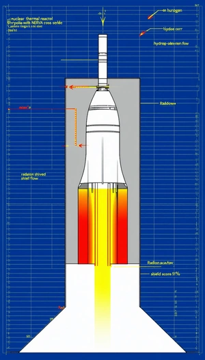 The Image Is A Blueprint Of A Rocket, Showing Its Various Components And Their Dimensions