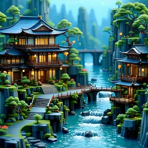 Tech Tilt-shift Photography: Digital Transformation Visualization With Image, There