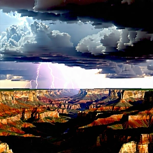 Nature Cinema 4d: Storm Clouds Over Canyon Floor With Captures Beautiful