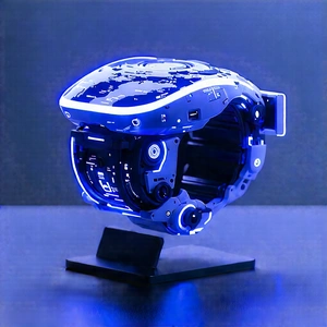 Innovative Wearable Device Design With Blue Sphere