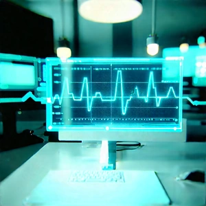Healthcare technology in tech office