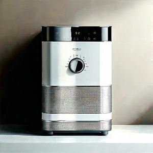 Tech Macro Photography: Innovative Smart Appliance Design With White Silver