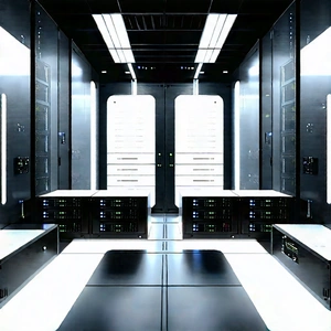 Futuristic server room