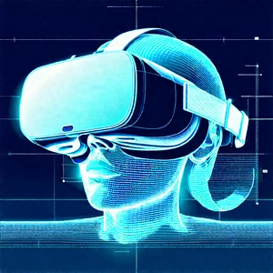 Vr headset with streaming content