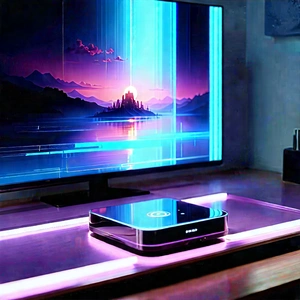 Smart Home Device With Holographic Display With Flat Screen