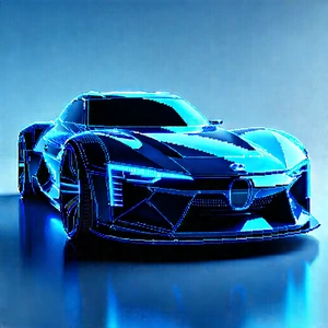 Automotive Technology In Design Studio With Blue Shown