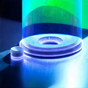 Healthcare Technology In Manufacturing Facility With Blue Light