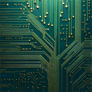 Circuit board with data streams
