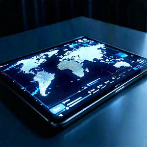 Tablet with data visualization