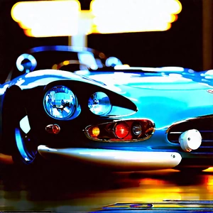 Automotive Technology In Design Studio With Blue Sports