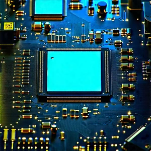 Circuit board with holographic projection