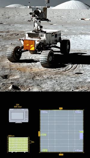 A White Robotic Vehicle, Possibly A Rover, Driving On A Dirt Surface