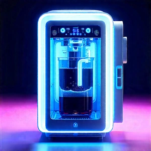 Innovative Smart Appliance (design:1.42) With Small, Blue
