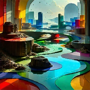 Machine Learning Visualization With Colorful Imaginative