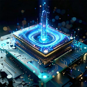 Quantum computer with (digital:1.22) particles