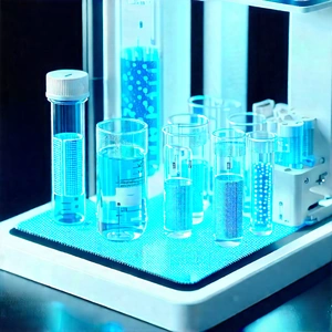 Healthcare Technology In Research Center With White Table
