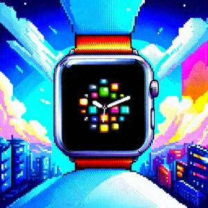 Smart Watch With User Interface With Colorful Watch