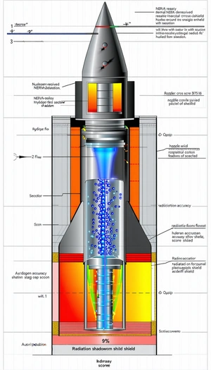 detailed diagram rocket engine