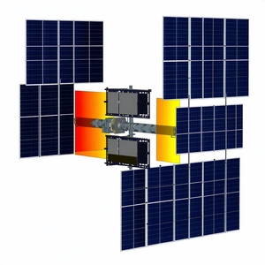 A Large Spacecraft With A Solar Panel On The Side