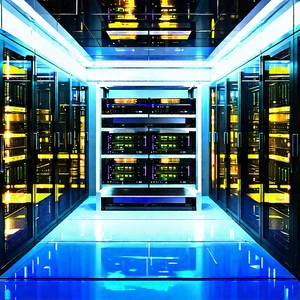 (futuristic:1.24) Server Room With Image, There