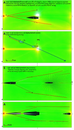 The Image Is A Graphic Representation Of A Laser Beam And Its Interaction With A Medium