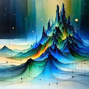 Blockchain network visualization