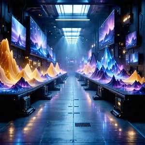 Entertainment Technology In Manufacturing Facility With Image, There