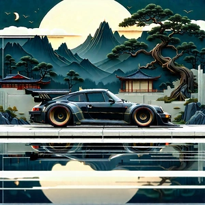 Automotive Technology In Tech Office With Painting Driving