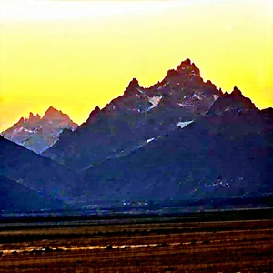 Nature Professional Photography: (mountain:1.44) range during golden hour