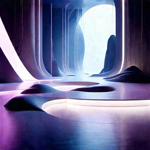 (futuristic:1.48) Tech Startup Office With Futuristic Scene