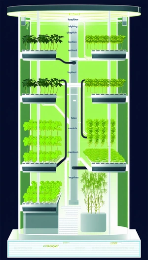 detailed drawing plant nursery