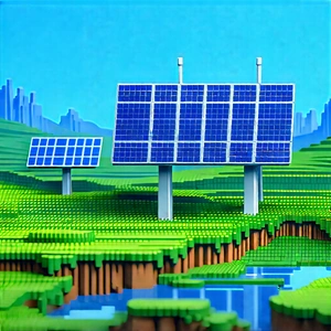 Innovative Renewable Energy (design:1.43) With Large Solar