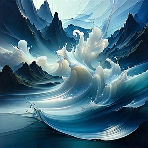 Abstract Landscape Photography: Fluid dynamics captured in abstract form