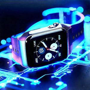 Smart watch with digital artwork