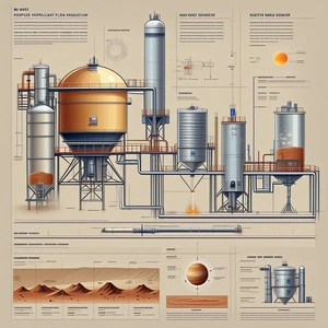 detailed diagram factory