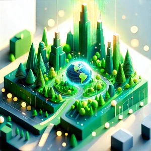 Digital Transformation Visualization With Large, Three-dimensional