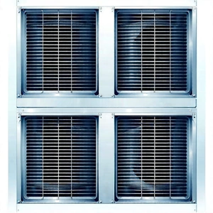 Tech Vector Art: Close-up of cooling system