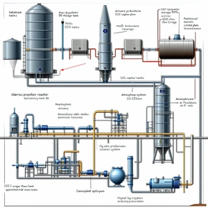 detailed diagram chemical plant