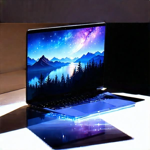 Laptop With Holographic Display With Laptop Computer