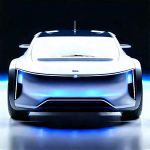 Innovative Electric Vehicle Design With Sleek, Futuristic