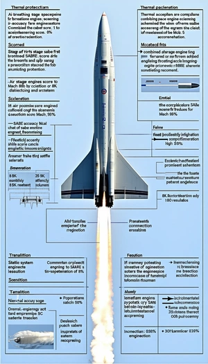 The Image Is A Diagram Of A Rocket Engine, Showing The Various Components And Their Functions