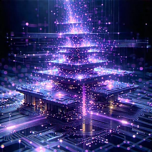 Quantum Computer With Data Streams With Three-dimensional Structure