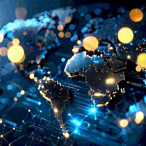 Big Data Visualization With Blue White