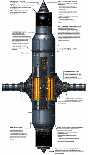 The Image Is A Detailed Diagram Of A Space Shuttle, Showing Its Various Components And Functions