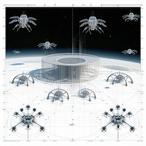 In The Image, There Is A Large, Futuristic Building With A Dome-shaped Structure