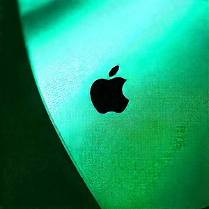 Innovative Communication Tool (design:1.39) With Green Apple