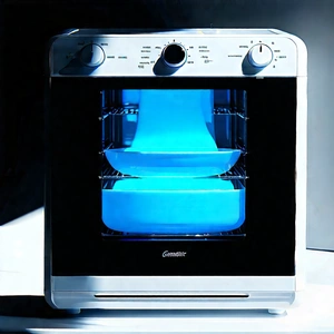 Innovative Smart Appliance Design With White Blue